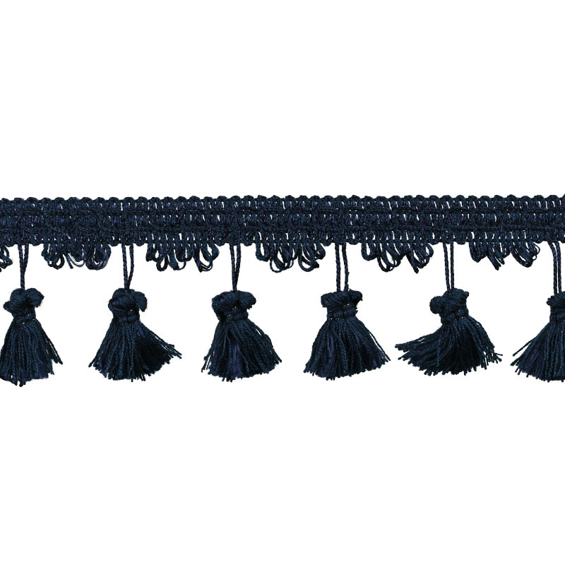 2 Inch Navy Tassel Fringe