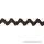 5/8 Inch Rayon Rick Rack Brown