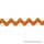 5/8 Inch Rayon Rick Rack Orange