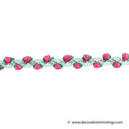 3/8 Inch Powerhouse Picot Puff Rick Rack