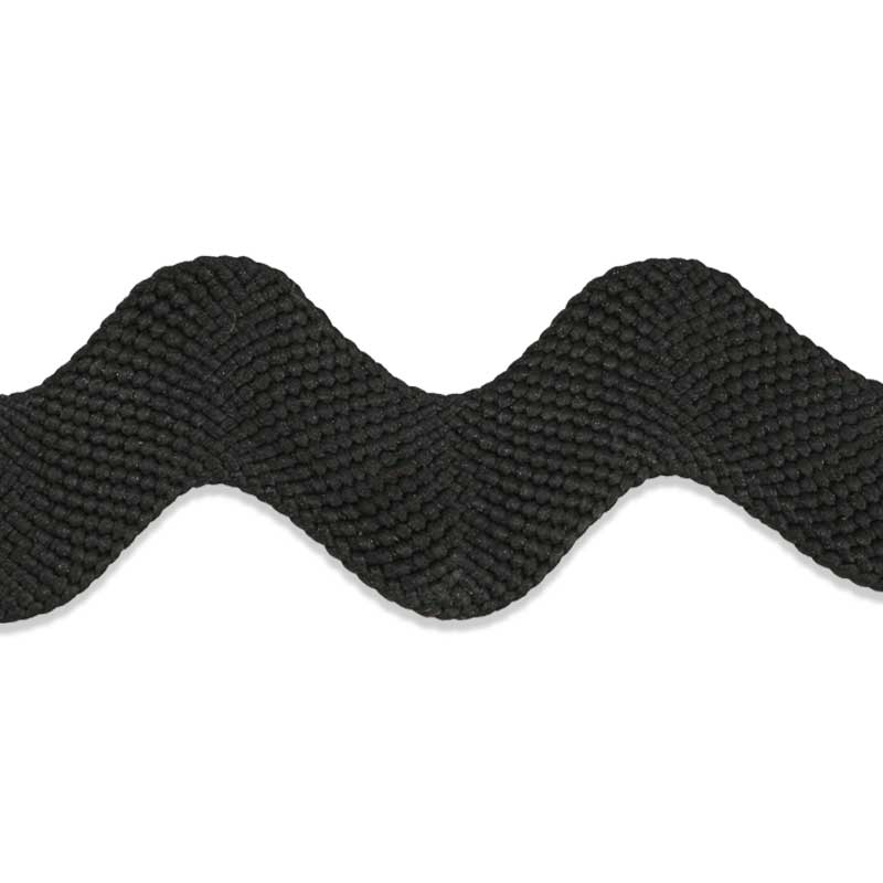 Jumbo Rick Rack Black Decorative Trimmings LLC