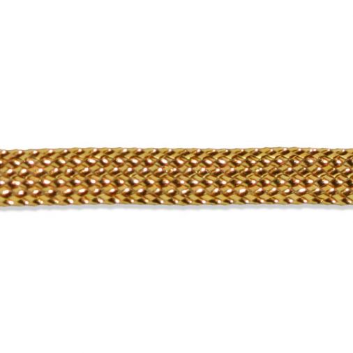 1/8 Inch Gold Flat Braid