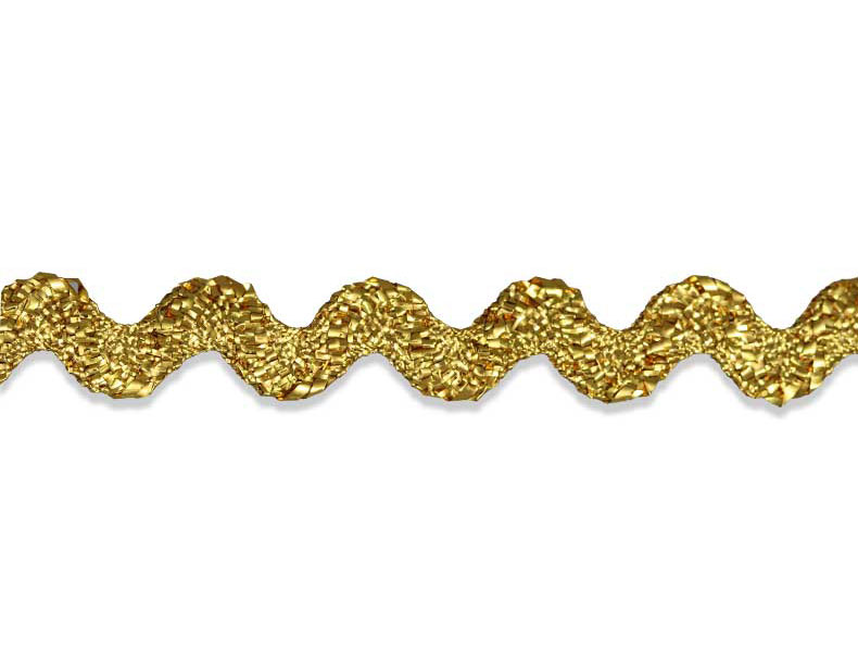 Gold 1/4 Inch Rick Rack Decorative Trimmings LLC