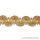 3/4 Inch Gold V Stitch