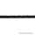 Black 1/2 Inch "Chinese Braid"