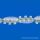 3/4 Inch Sky Blue Rose Tulle Trim