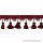 2 Inch Burgundy Tassel Fringe