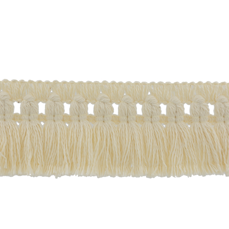 2 Inch Natural Cotton Tassel Fringe Decorative Trimmings LLC