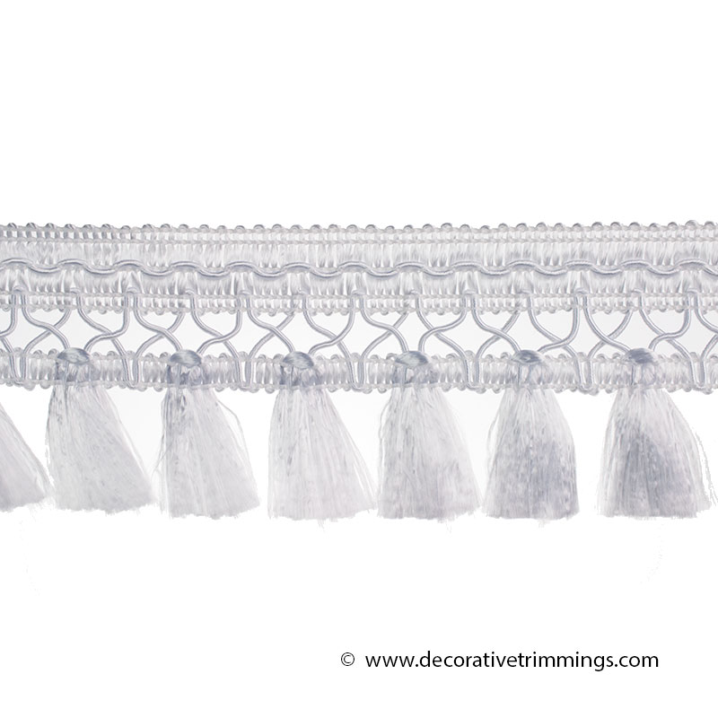 2 1/4" White Tassel Fringe Decorative Trimmings LLC