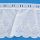 4 inch Ruffled Eylet Beaded Edge White