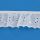 1 1/4 inch Ruffled Eylet Edge White