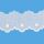 1 1/4 Inch Swiss Dot Organdy Edge White