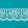 White 1 Inch flat Lace Galloon