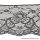 Black 4 Inch Flat Raschel Lace Edge