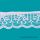Pink 1 Inch Ruffled Raschel Lace