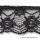 Black 2 Inch Daisy Raschel Lace