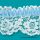 White/Blue 2 1/4 Inch Garter Lace