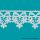 White Daisy Bow 1 1/4 Inch Venice Lace