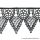 Black 2 Inch Gothic Rose Venice Lace