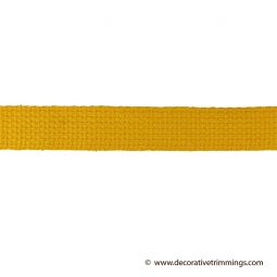 Flag Gold 1 Inch Cotton Webbing