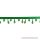 Green 1 1/4 Inch Beaded Fringe
