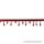Plum 1 1/4 Inch Beaded Fringe